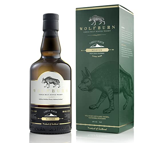 Wolfburn MORVEN Lightly Peated Single Malt 46% Vol. 0,7l in Geschenkbox von Wolfburn