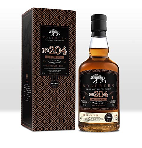 Wolfburn N°204 Single Malt Scotch Whisky Small Batch Release 46% Volume 0,7l in Geschenkbox Whisky von Wolfburn