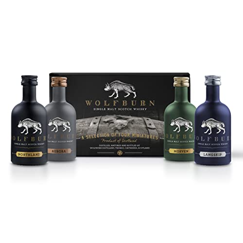 Wolfburn - Single Malt Miniature Set 4 x 5cl Scotch - Whisky von Wolfburn