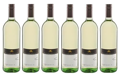 6x 1,0l - 2023er - Wolfgang Pfaffmann - Grauburgunder - LITER - Qualitätswein Pfalz - Deutschland - Weißwein trocken von Wolfgang Pfaffmann