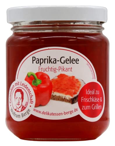 Wolfram Berge Paprika-Gelee fruchtig-Pikant, 3er Pack (3 x 225g) von Wolfram Berge