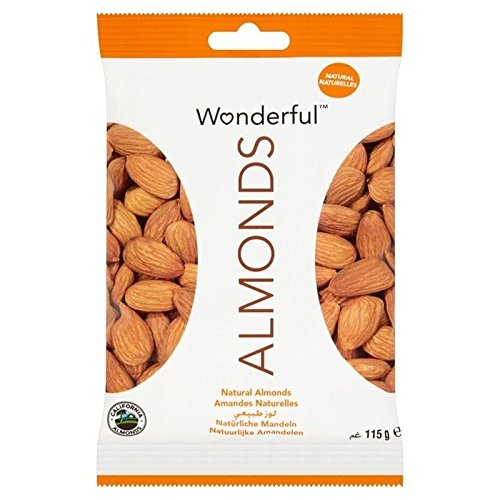 Wunderbare Natur Mandeln 115G von Wonderful