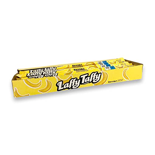 Wonka Laffy Taffy Bananna Rope 24 Box (Bananenseil Laffy Taffy 24 Zählbox) von Wonka