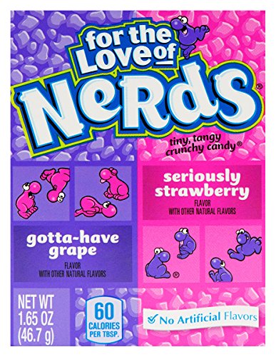 Wonka Nerds Traube und Erdbeere Tangy Bonbons 12er Pack (1 x 47 g) von Wonka