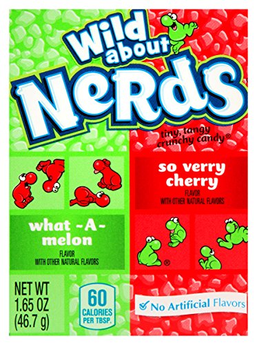 Wonka Nerds Wild Cherry and Watermelon 46,7g (10 Stück) von Wonka