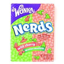 Wonka Nerds Wildkirsche und Wassermelone, 46,7 g, 3 Stück von Wonka