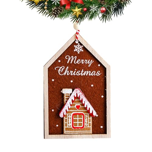 Wonsfuleu Lebkuchenhaus-Ornament,Lebkuchen-Weihnachtsdekorationen | Feiertags-Weihnachtsbaumschmuck | Festlicher Lebkuchenhaus-Anhänger-Charm, kreative 2D-Weihnachts-Lebkuchenmann-Ornamente für Wonsfuleu Lebkuchenhaus-Ornament,Lebkuchen-Weihnachtsdekorationen | Feiertags-Weihnachtsbaumschmuck | Festlicher Lebkuchenhaus-Anhänger-Charm, kreative 2D-Weihnachts-Lebkuchenmann-Ornamente für von Wonsfuleu