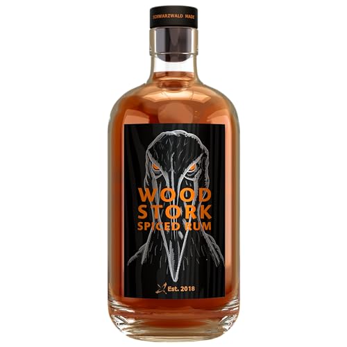 Wood Stork Schwarzwald Spiced Rum | Gebrannt im Schwarzwald, verfeinert mit exotischen Aromen aus Übersee (40% vol) | 1 x 0,5l von Wood Stork