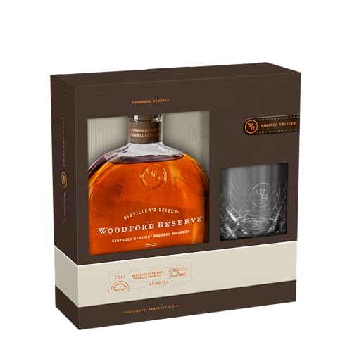 WOODFORD RESERVE WOODFORD RESERVE BOURBON WHISKEY KENTUCKY STRAIGHT GLASS PACK 70 CL WOODFORD RESERVE WOODFORD RESERVE BOURBON WHISKEY KENTUCKY STRAIGHT GLASS PACK 70 CL von Woodford Reserve