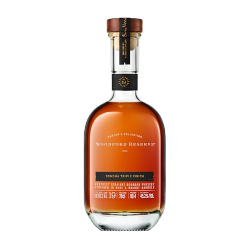 Woodford Reserve Sonoma Triple Finish - Ultra Premium Whiskey - Ein Mix aus Weinrebe und rote Früchte -0.7L/45.2% Vol. von Woodford Reserve