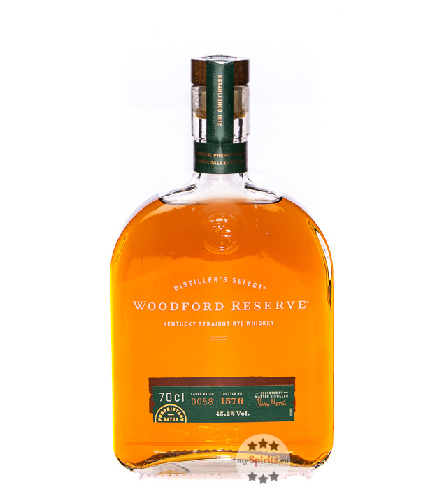 Woodford Reserve Rye Whiskey (45,2 % Vol., 0,7 Liter) von Woodford Reserve