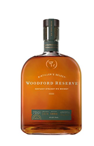 Woodford Reserve - Straight Rye Whiskey - Ein hochwertiges Geschenk - Würzig, pfeffrig mit Aromen von Zimt, Marzipan und Apfel - 0.7L/45,2% Vol. von Woodford Reserve