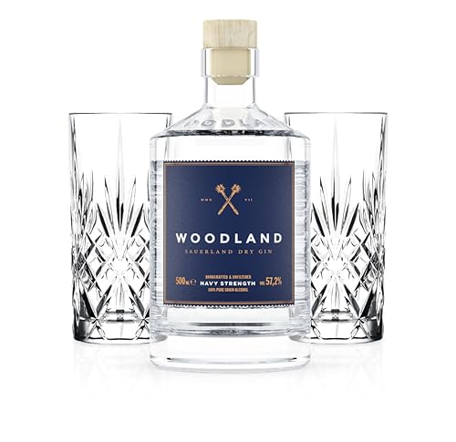 Woodland Navy Strength 0,5l Bundle inkl. 2 Gläser Woodland Navy Strength 0,5l Bundle inkl. 2 Gläser von Woodland