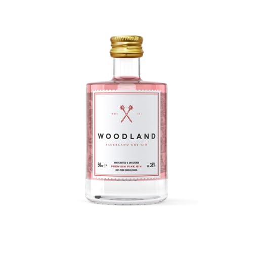 Woodland Sauerland PINK GIN 38% Vol. 0,05l (50 ml) von Woodland