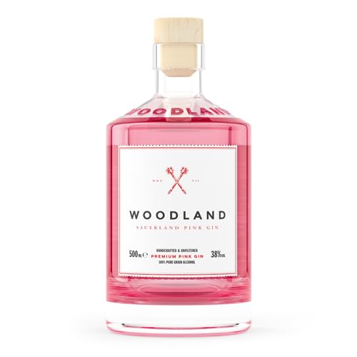 Woodland Sauerland Pink Gin, 38% Vol., 0,5l von Woodland