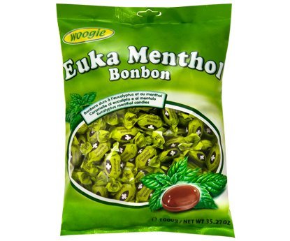 Gunz Woogie Eukalyptus Menthol Bonbons, 1000 g von Woogie