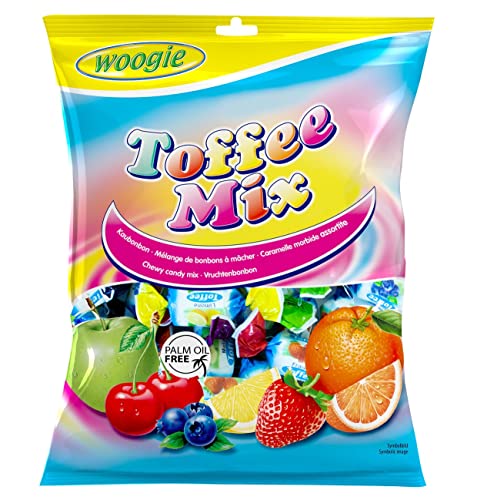 Woogie Toffee Mix Gemischte Kaubonbons Mit Fruchtgeschmack 160g von Woogie