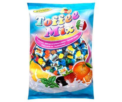 Woogie Toffee Mix Kaubonbons 1 Kg von Woogie