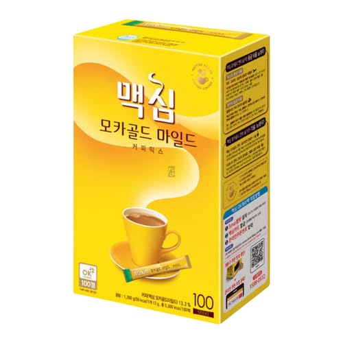 Maxim Mocha Gold Mokka-Kaffee, milder, löslicher Kaffee aus Korea, 100 Stück Maxim Mocha Gold Mokka-Kaffee, milder, löslicher Kaffee aus Korea, 100 Stück von World Food Shop