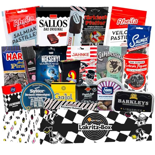 World of Sweets Lakritz-Box – internationale Lakritz-Mischung aus Schweden, Dänemark, Finnland & Holland World of Sweets Lakritz-Box – internationale Lakritz-Mischung aus Schweden, Dänemark, Finnland & Holland von World of Sweets