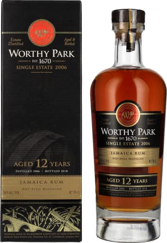 Worthy Park 12 Years Old Single Estate Jamaica Rum 2006 56% Vol. 0,7l in Geschenkbox von Worthy Park