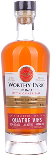 Worthy Park Special Cask Release QUATRE VINS Jamaica 2013 Rum (1 x 0.7 l) von Worthy Park