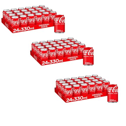 Cola Cola Cola-Dosen, 330 ml, 24, 48 oder 72 Dosen (72) von Wowboxme