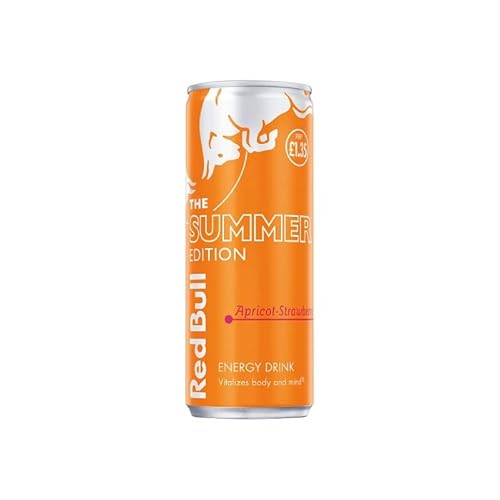 Red Bull Energy Drink 12 x 250 ml (Apricot Strawberry) von Wowboxme