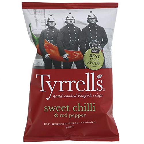 Tyrrells | Sweet Chilli and Red Pepper | 24 x 40g von Wowboxme