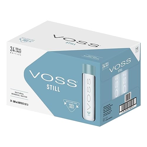 Voss Still Artesian Water PET Flaschen 24 x 500ml (Classic) von Wowboxme
