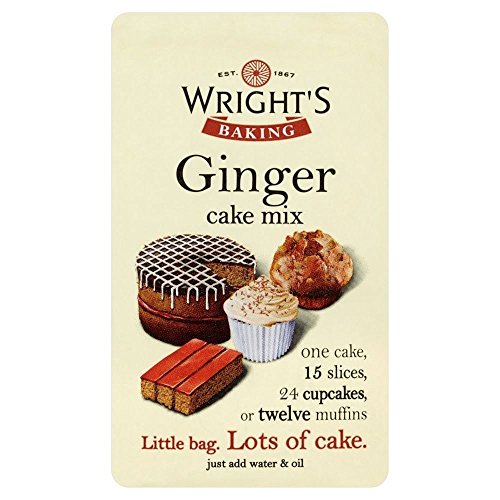 Wrights Ingwer-Kuchen-Mix (500g) - Packung mit 2 von Wright's (Home Baking)