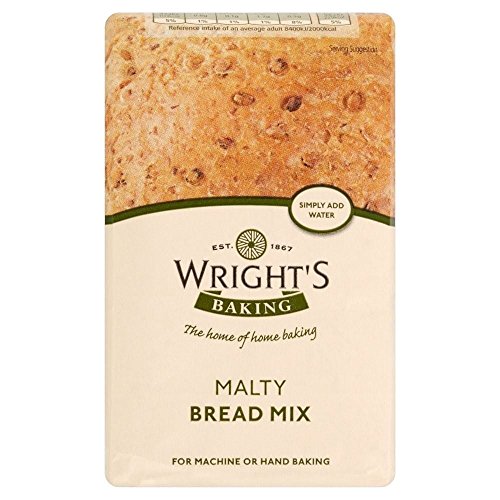 Wrights Malty Bread Mix (500g) - Packung mit 6 von Wright's (Home Baking)