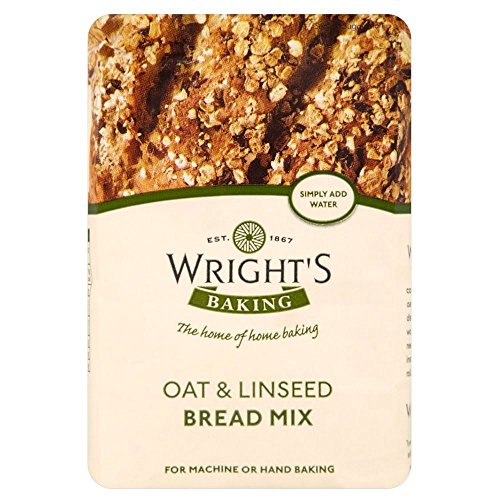 Wrights Oat & Leinsamenbrot Mix (500g) - Packung mit 2 von Wright's (Home Baking)