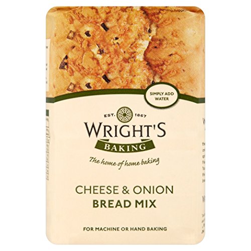 Wrights Cheese and Onion Bread Mix 500g - Käse und Zwiebel Brot Mischung 500g von wrights baking