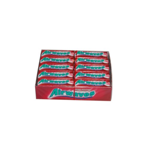 Wrigley GmbH: Airwaves - Cherry Menthol - 1 Tray mit 30 Packungen à 10 Stück von Wrigley's