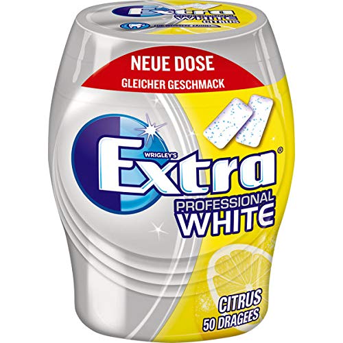 Wrigley's Kaugummi Extra Professional White Citrus mit 50 Dragees, 12er Set (12 x 50 Dragees) von Wrigley's Extra Professional