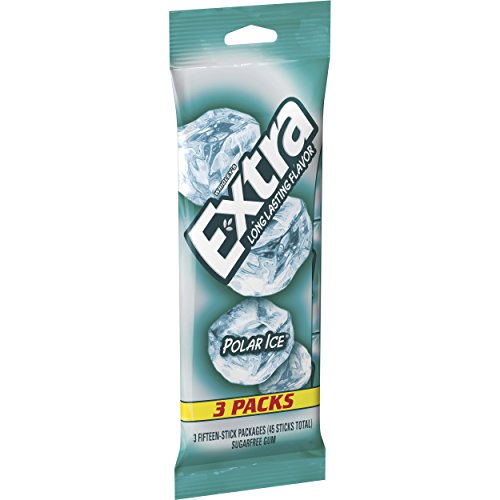 Extra Polar Ice Sugarfree Gum, multipack, 15 ct von Wrigley's