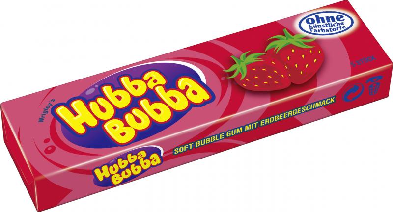 Hubba Bubba Strawberry Kaugummi Hubba Bubba Strawberry Kaugummi von Wrigley's