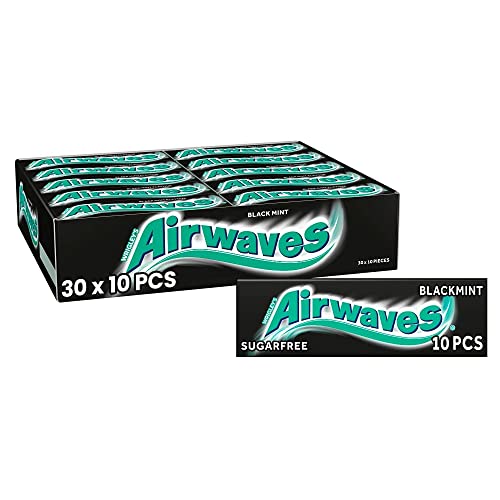 Wrigley Airwaves Black Mint, 30er Pack von AIRWAVES