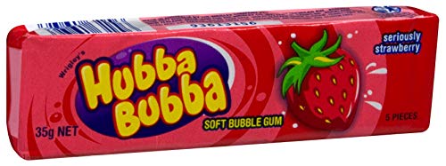 Wrigley Hubba Bubba Strawberry 35G x 20 Wrigley Hubba Bubba Strawberry 35G x 20 von Wrigley's