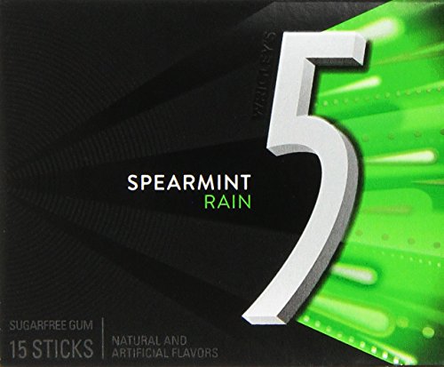 Wrigley's 5 Gum Rain 150 Stück / 10 Packs je 15 Kaugummis Wrigley's 5 Gum Rain 150 Stück / 10 Packs je 15 Kaugummis von Wrigley's