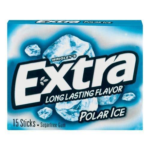 Wrigley's Extra Polar Ice Gum Slim Pk 15 Stück (4 Stück) von Wrigley's
