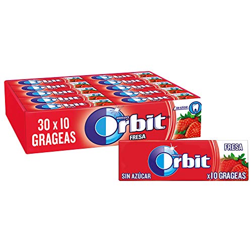 ORBIT OHNE ZUCKER KAUGUMMIS ERDBEERE von Orbit