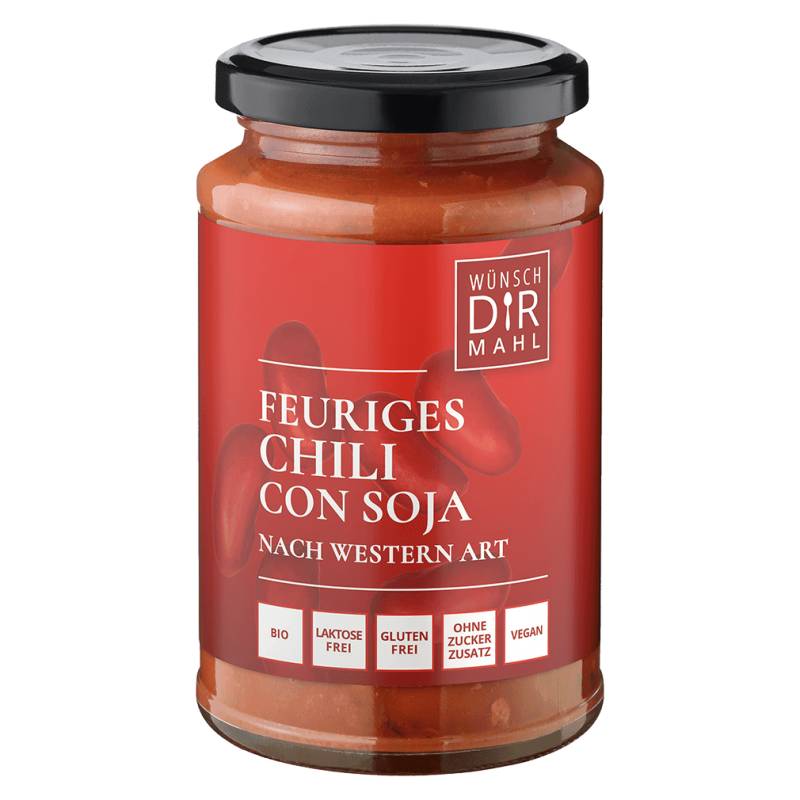 Bio Feuriges Chili Con Soja von Wünsch Dir Mahl