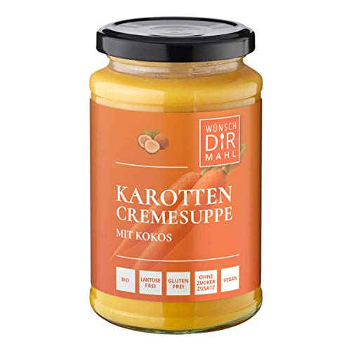 Wünsch Dir Mahl - Karottencremesuppe mit Kokos - 0,38 kg - 8er Pack Wünsch Dir Mahl - Karottencremesuppe mit Kokos - 0,38 kg - 8er Pack von Wünsch-Dir-Mahl