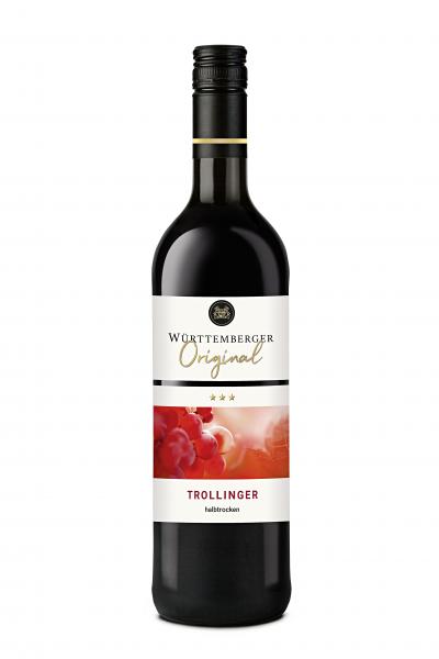 Württemberg Original Trollinger Rotwein halbtrocken von Württemberg