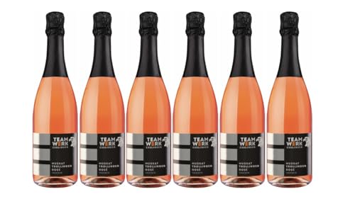 WZG Württemberger Sekt/Secco/Perlwein/Bowlen Esslinger Schenkenberg Muskattrollinger rosé Sekt trocken (6 x 0.75 l) von WZG