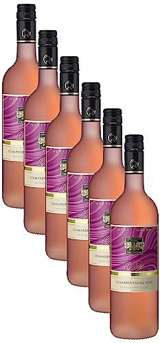 Württemberger Wein Heilbronner Schwarzriesling Rosé Qw lieblich (6 x 750 ml) von WZG