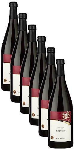 WZG Württemberger Wein Rotwein QW halbtrocken (6 x 1.0 l) von WZG