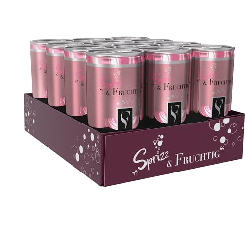 Württemberger Wein Sprizz & Fruchtig Secco Rosé in der praktischen 0,2 l Dose (12 x 0,2 l) von Württemberger Wein